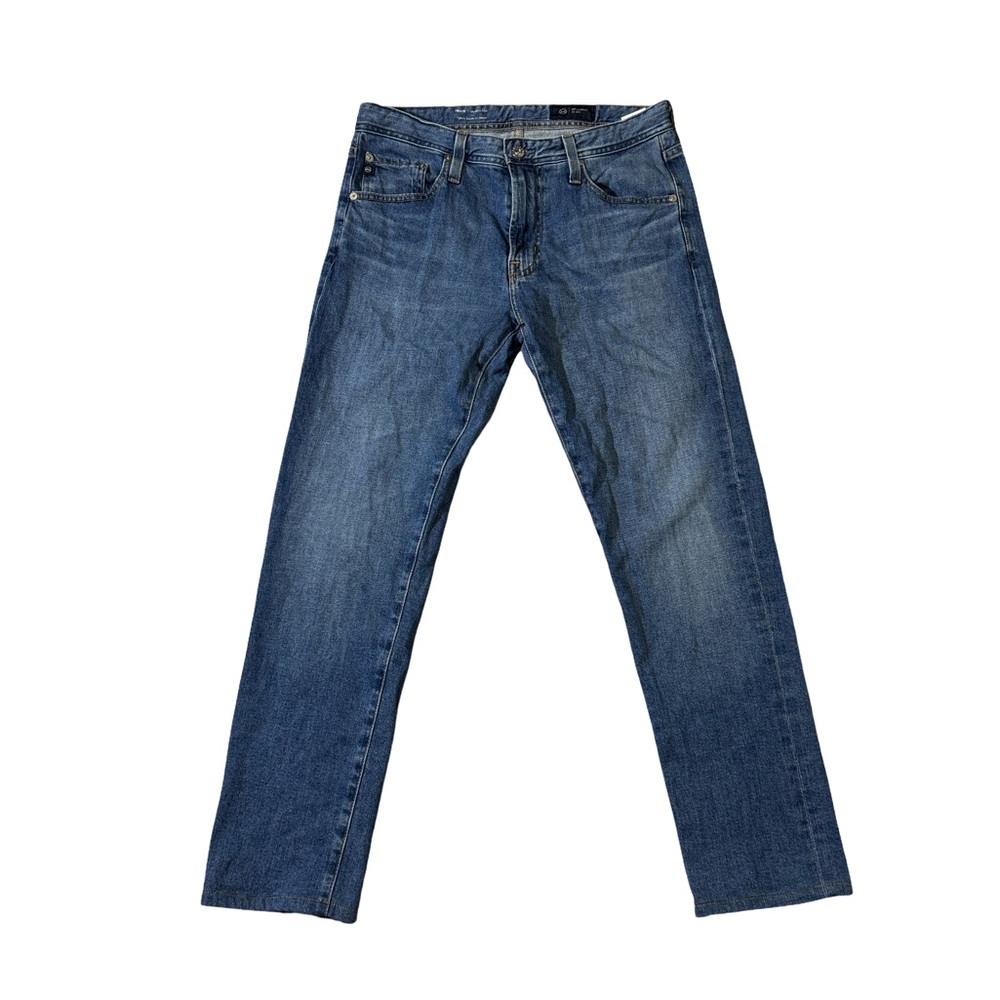 Adriano Goldschmied mens 31x28 Tellis slim fit cotton blend denim blue jeans EUC